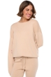 Cashmere & Cotton ladies round necks stormie powder powder l